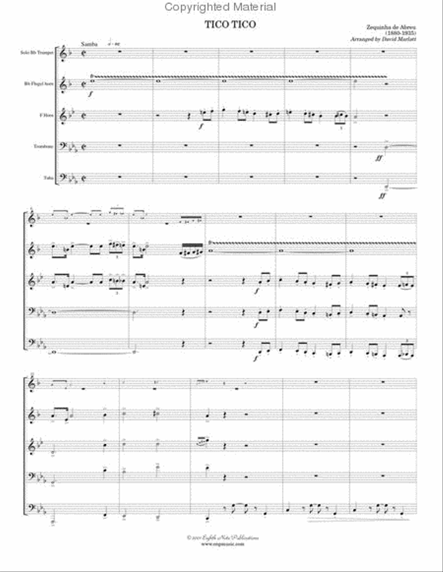 Tico Tico Brass Quintet scores gallery preview page 2