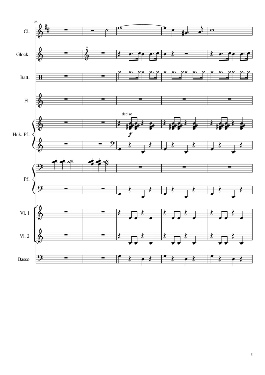 Alabama Song Alabama Song Large Ensemble scores gallery preview page 5