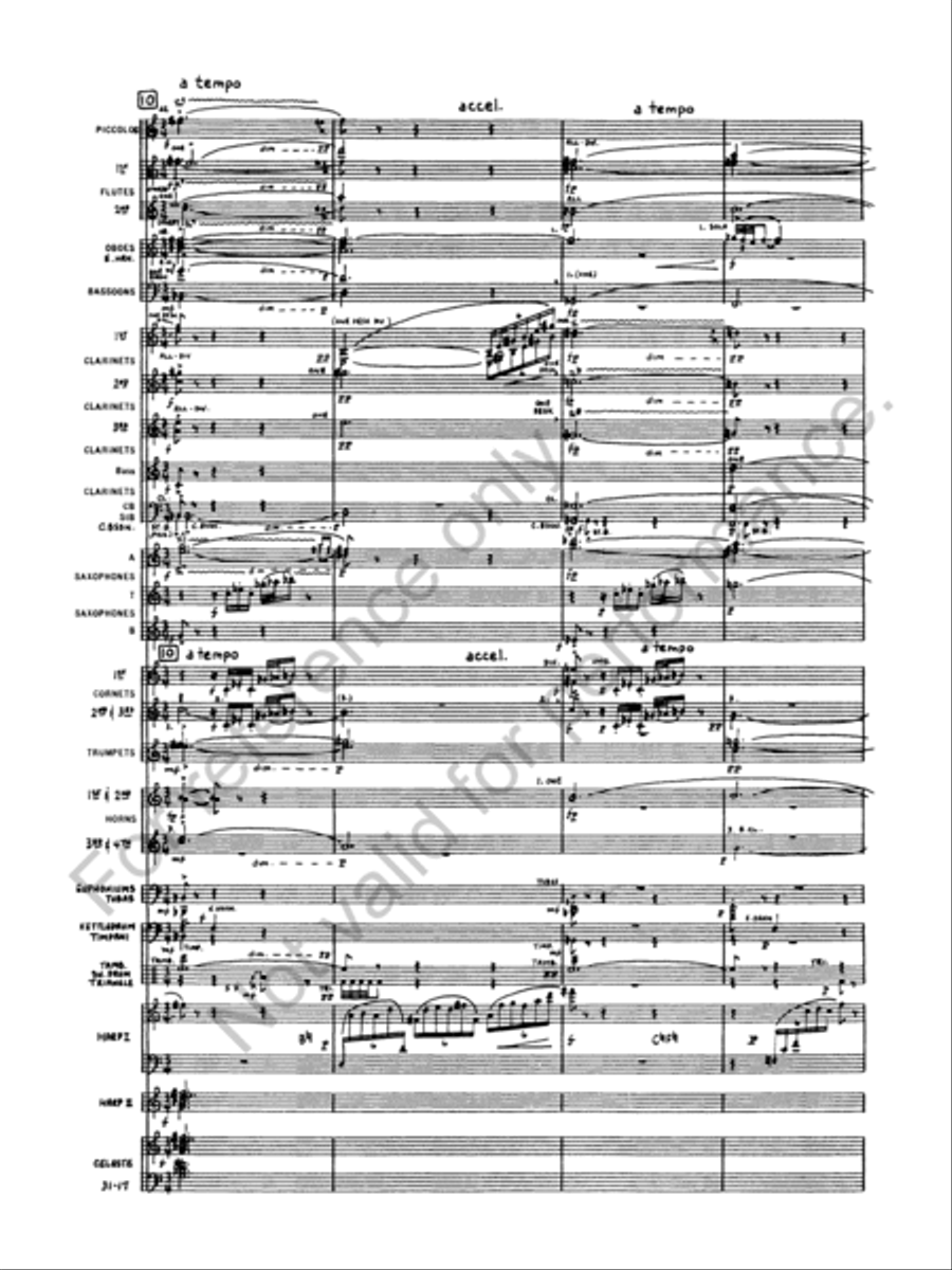 Salome's Dance (Dance of the Seven Veils) Concert Band scores gallery preview page 19