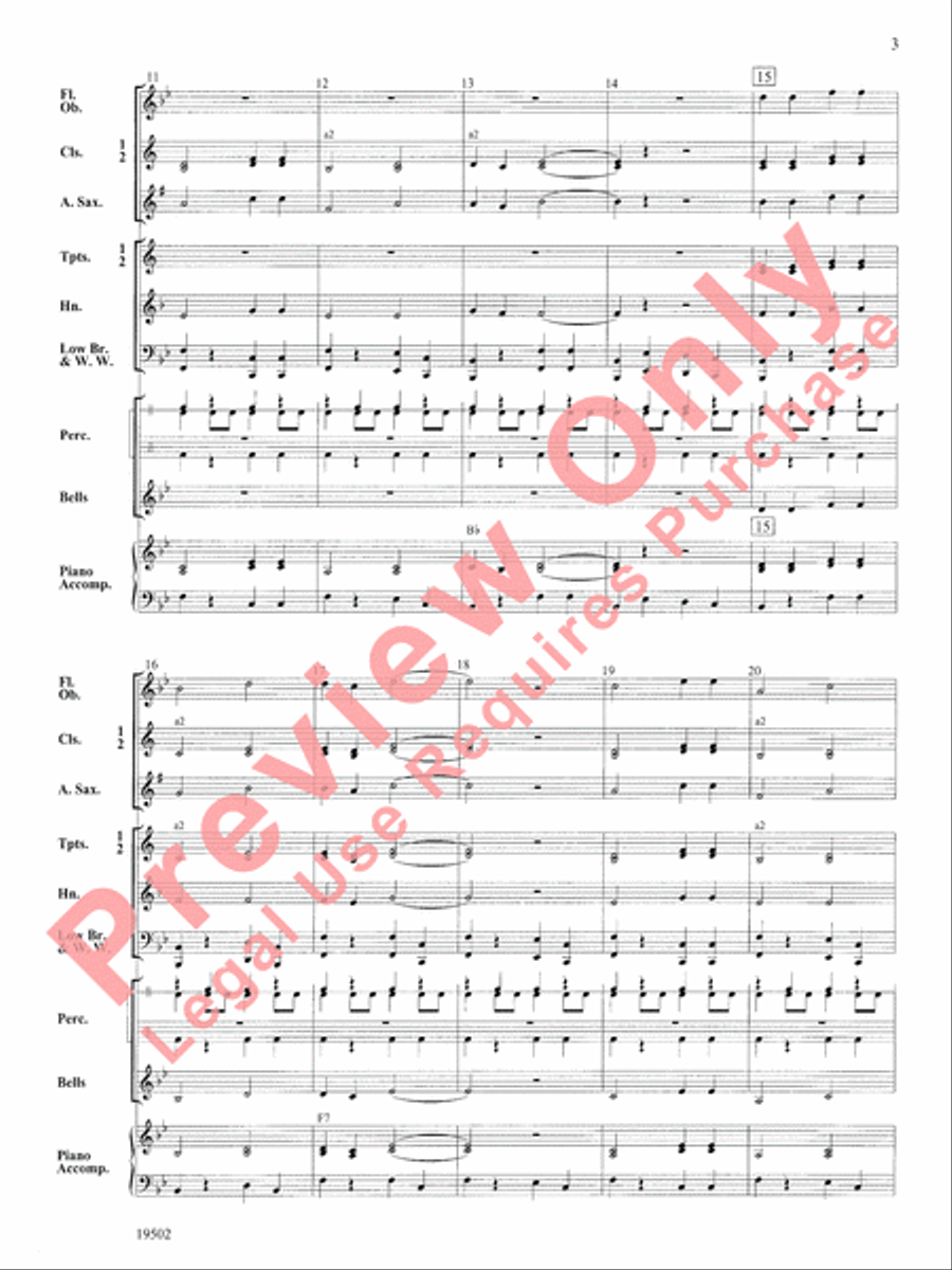 Mary Ann Concert Band scores gallery preview page 4