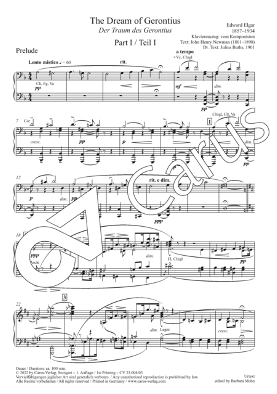The Dream of Gerontius Divisi scores gallery preview page 8