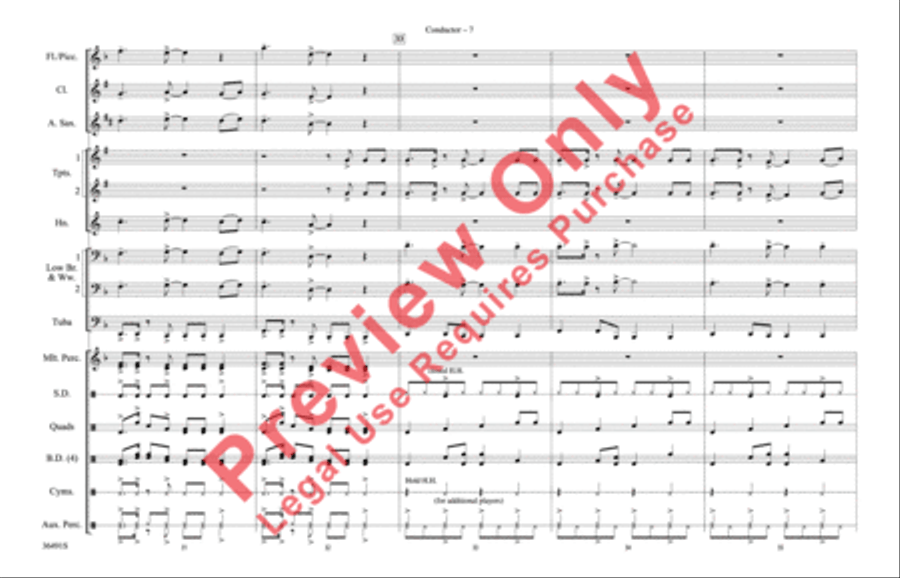Dynamite Dynamite Marching Band scores gallery preview page 8