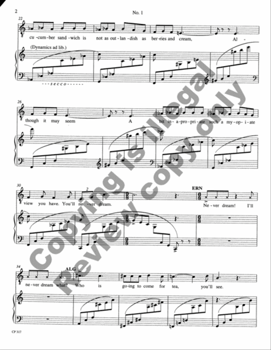 Ernest Worthing Ernest Worthing Voice scores gallery preview page 6
