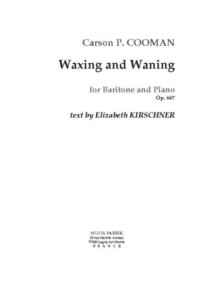 Waxing and Waning (EngL. Txt by Kirschner)