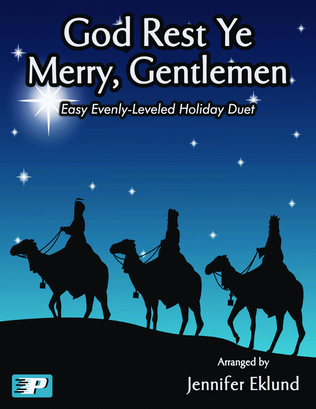 Book cover for God Rest Ye Merry, Gentlemen (Easy Piano Duet)