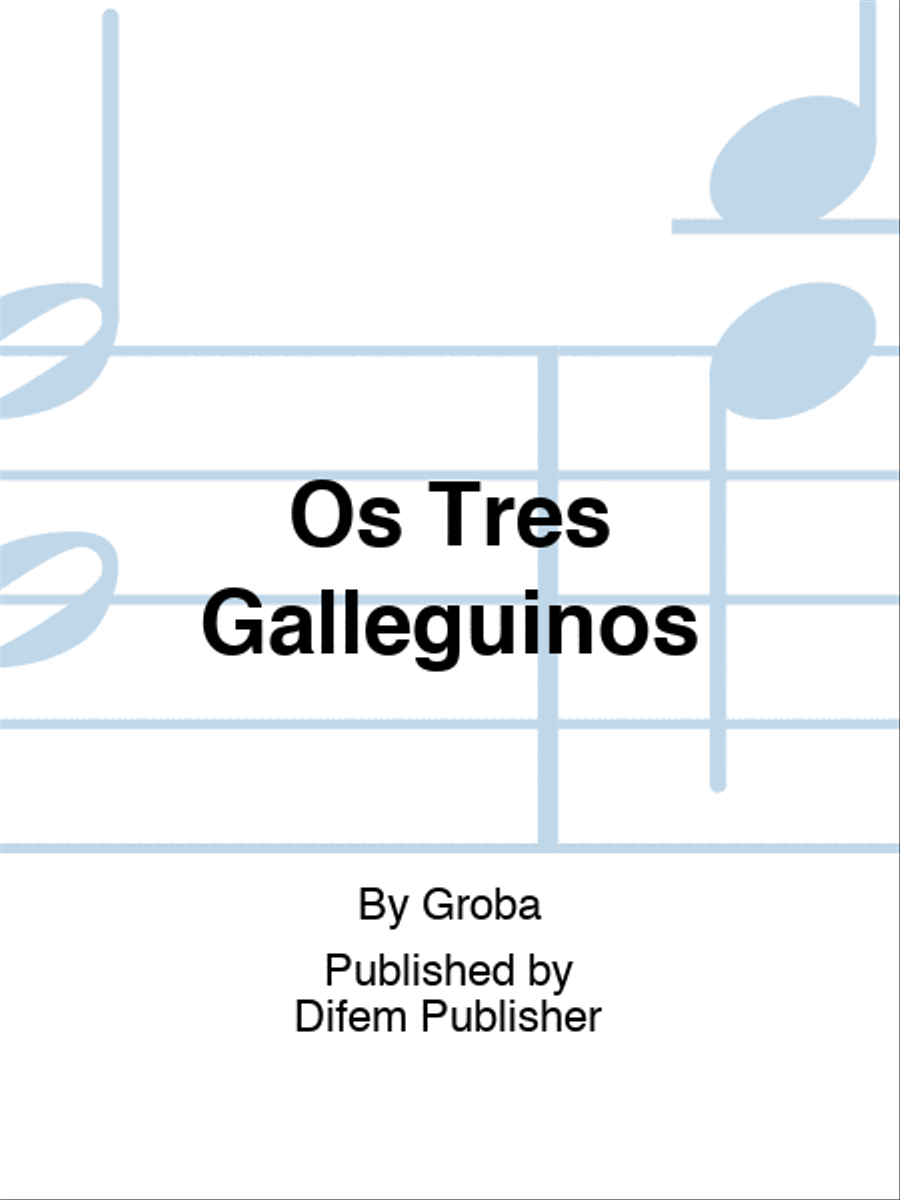 Os Tres Galleguinos Brass Band scores gallery preview page 1