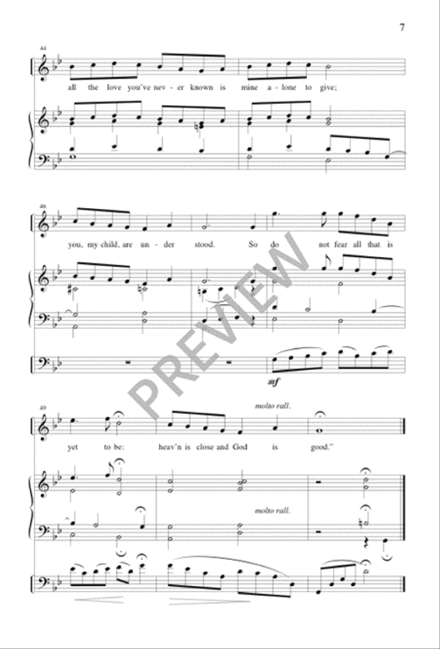 Who Is There to Understand? Unison Choir scores gallery preview page 8