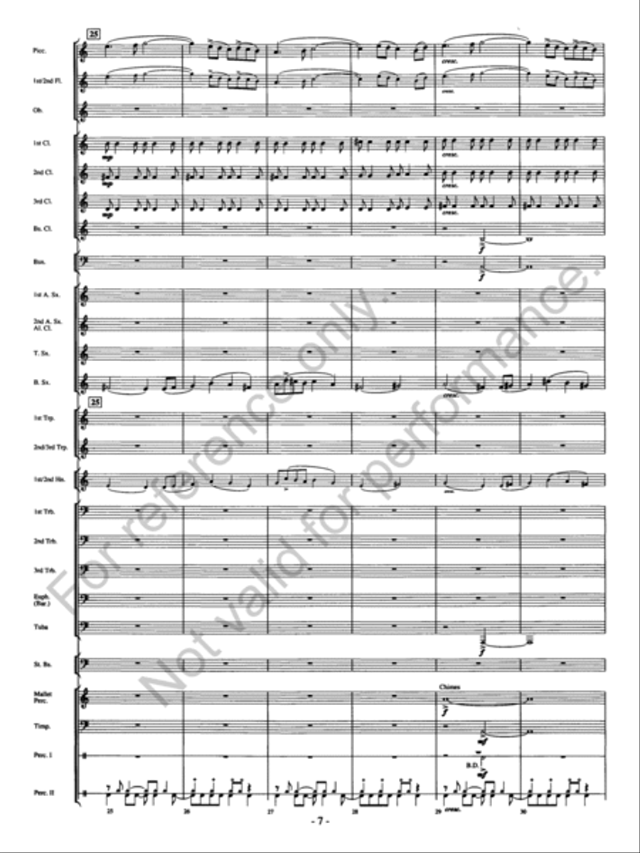 Agua's Whelm Agua's Whelm Concert Band scores gallery preview page 8