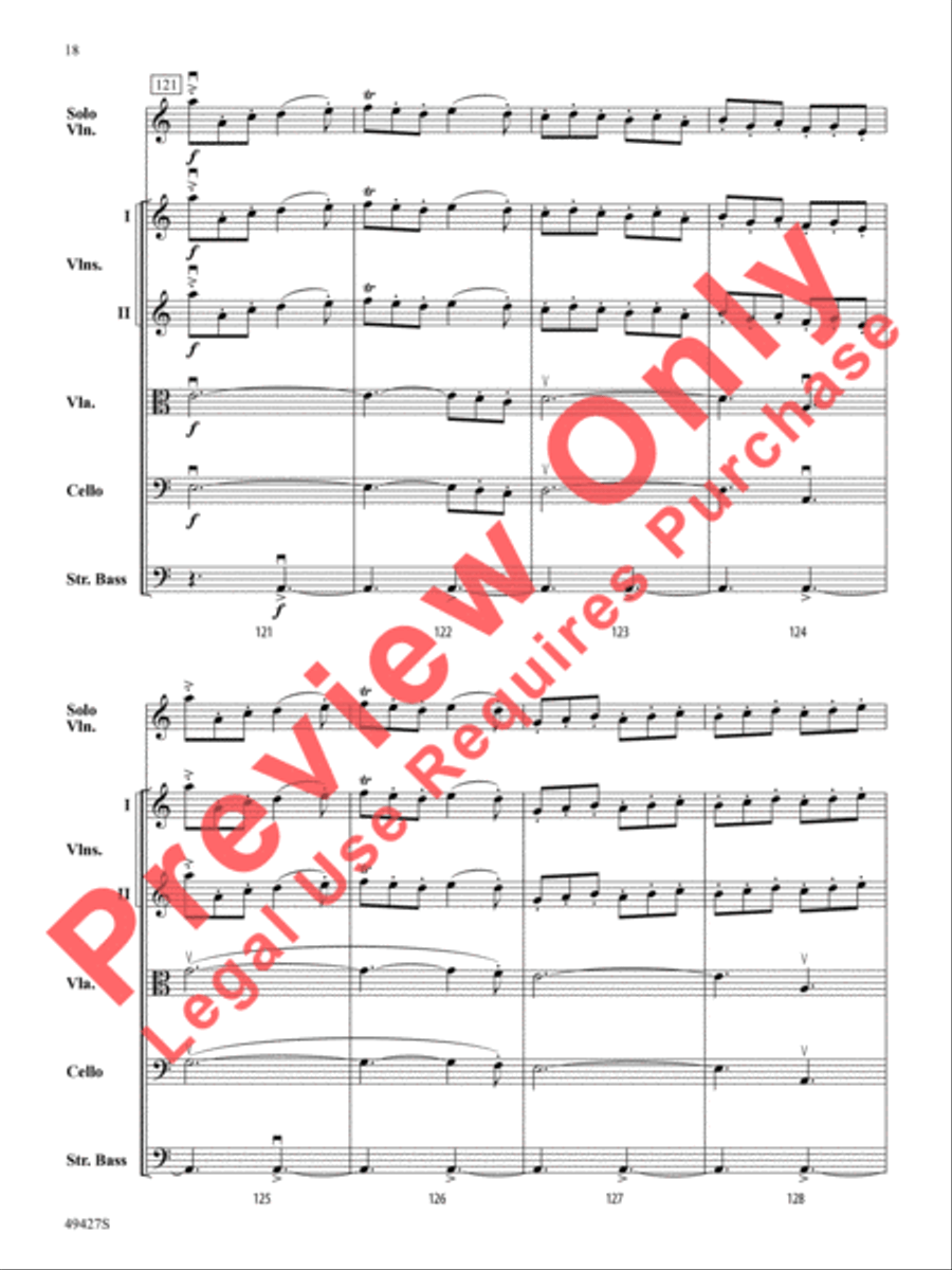 Fireball String Orchestra scores gallery preview page 19