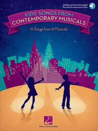 Book cover for Kids' Songs from Contemporary Musicals