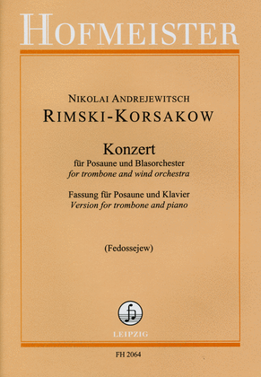 Book cover for Konzert fur Posaune und Orchester / KlA