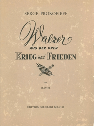 Book cover for Waltz from War and Peace, Op 96