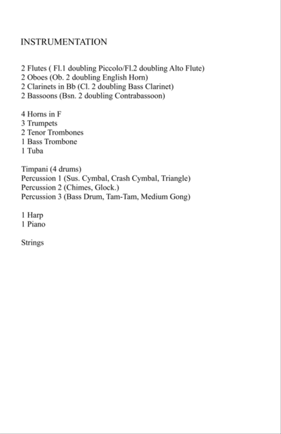 Chiaroscuro for Orchestra (Score and Parts) Full Orchestra scores gallery preview page 5