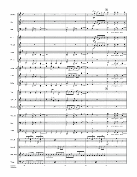 Applause - Conductor Score (Full Score)