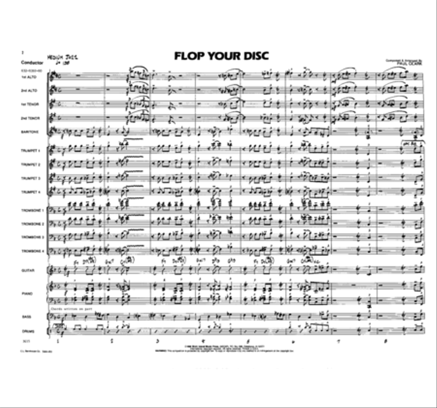 Flop Your Disc Jazz Ensemble scores gallery preview page 2