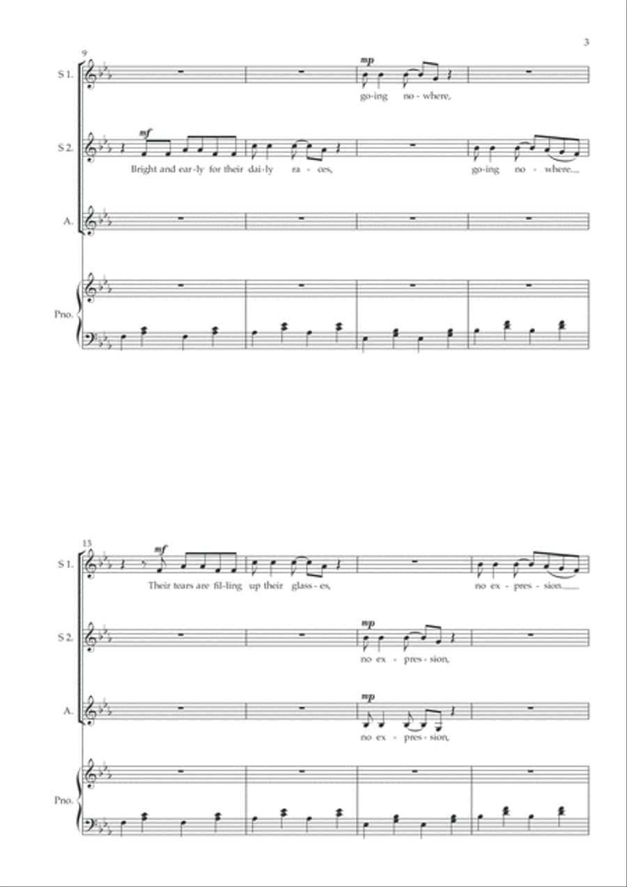 Mad World SSA scores gallery preview page 3