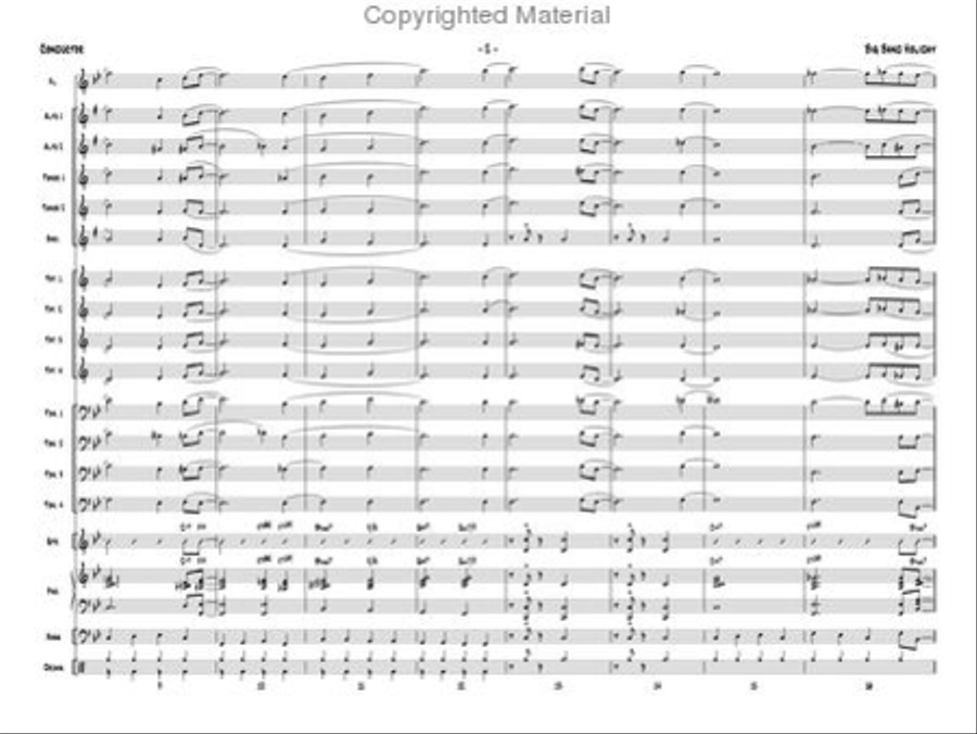 Big Band Holiday Jazz Ensemble scores gallery preview page 3