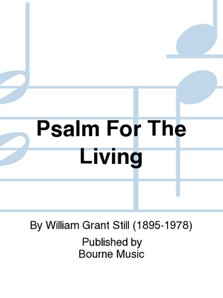 Book cover for Psalm For The Living
