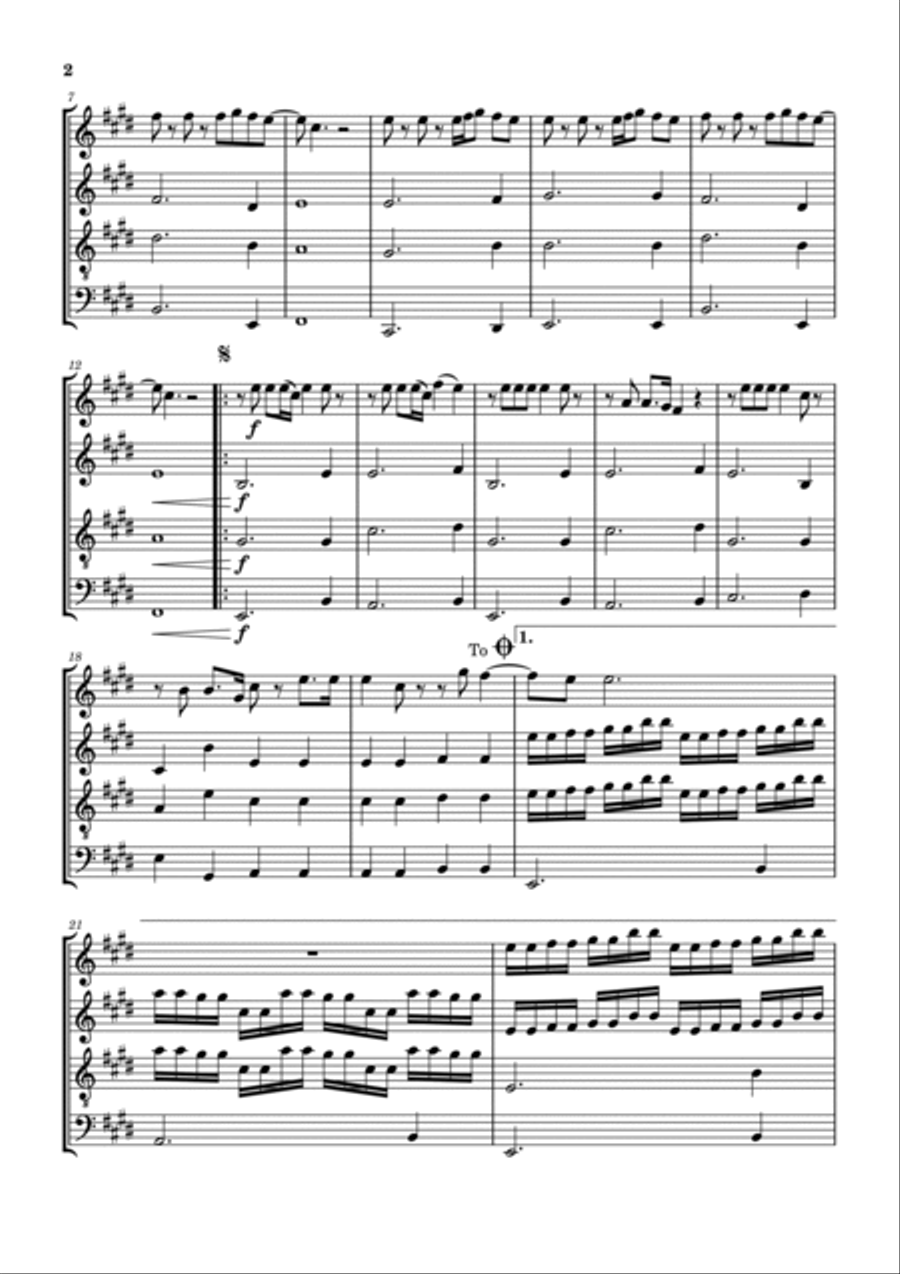 Remember Woodwind Quartet scores gallery preview page 3