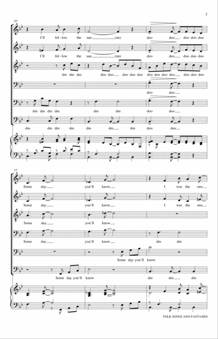 I'll Follow The Sun 4-Part scores gallery preview page 3