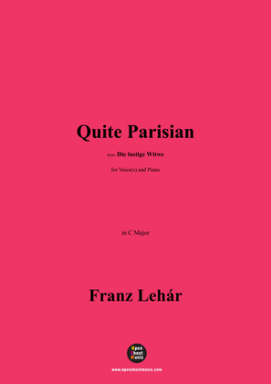 Lehár-Quite Parisian,in C Major