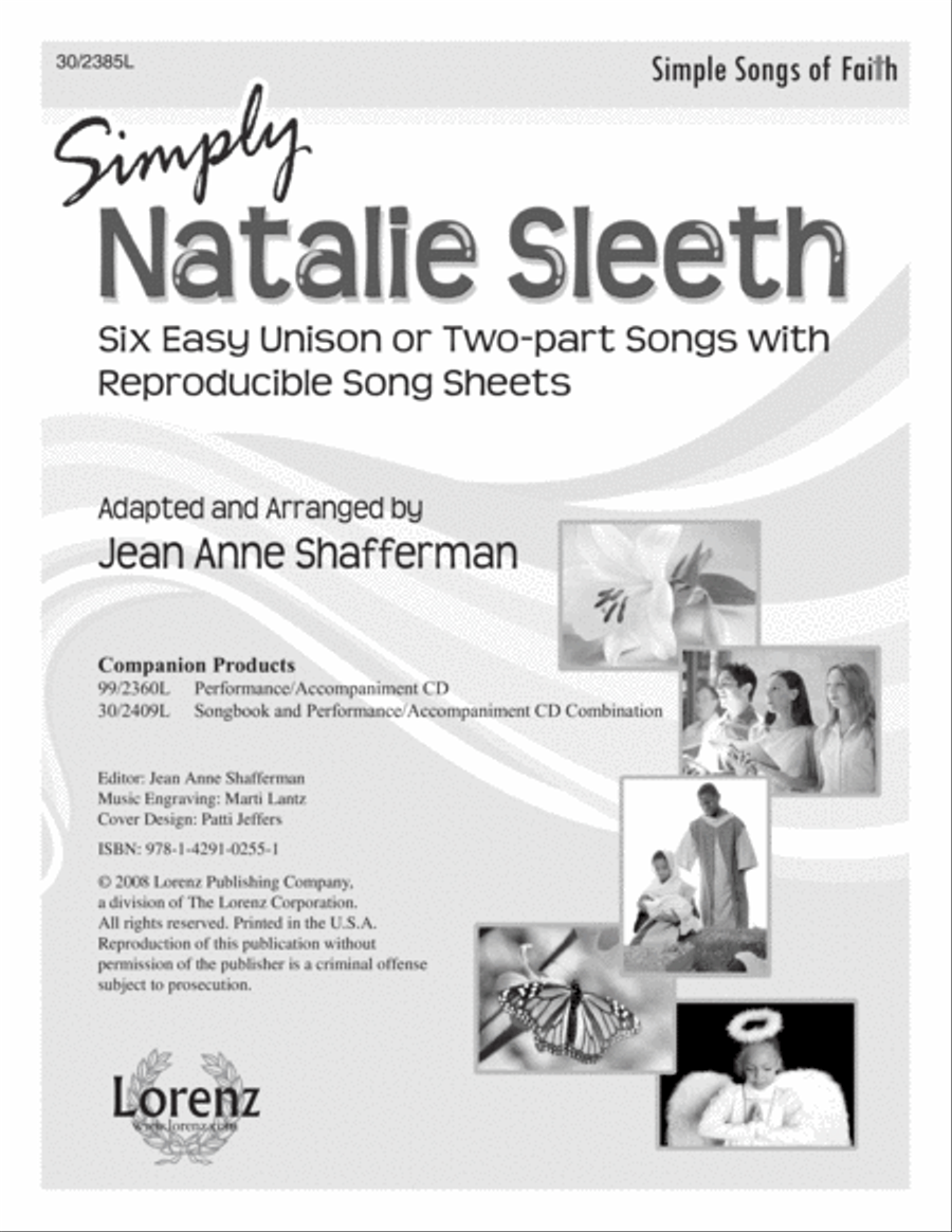 Simply Natalie Sleeth Unison Choir scores gallery preview page 2