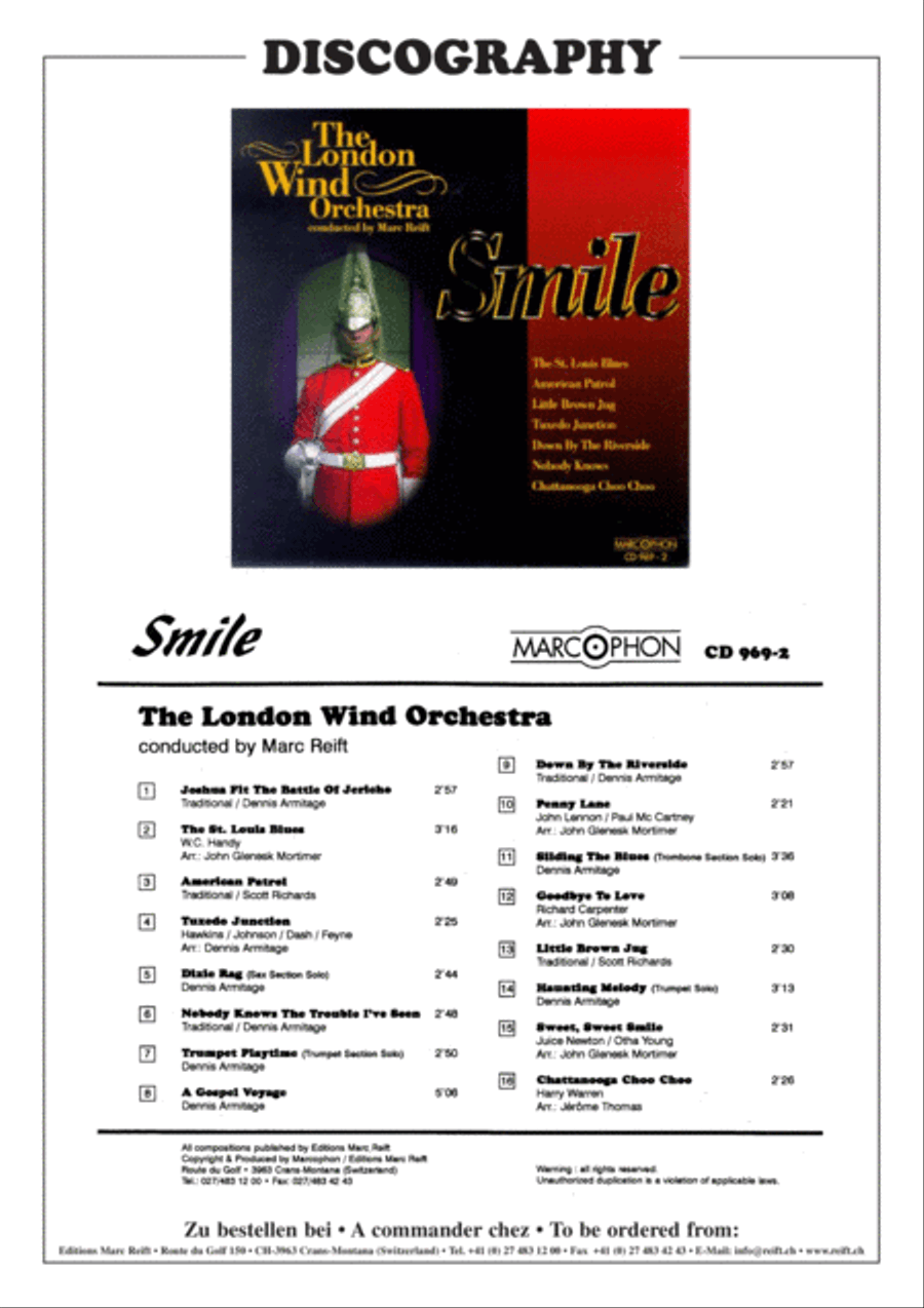 Tuxedo Junction Concert Band scores gallery preview page 3