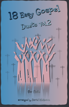 Book cover for 18 Easy Gospel Duets Vol.2 for Flute