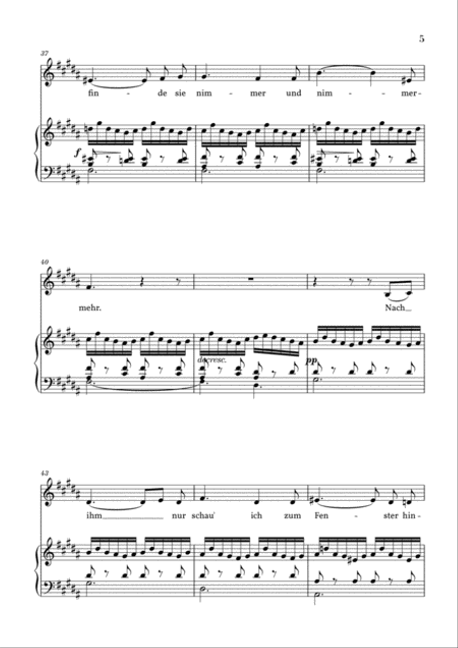 Gretchen am Spinnrade, D. 118 (G-sharp minor) Voice scores gallery preview page 5