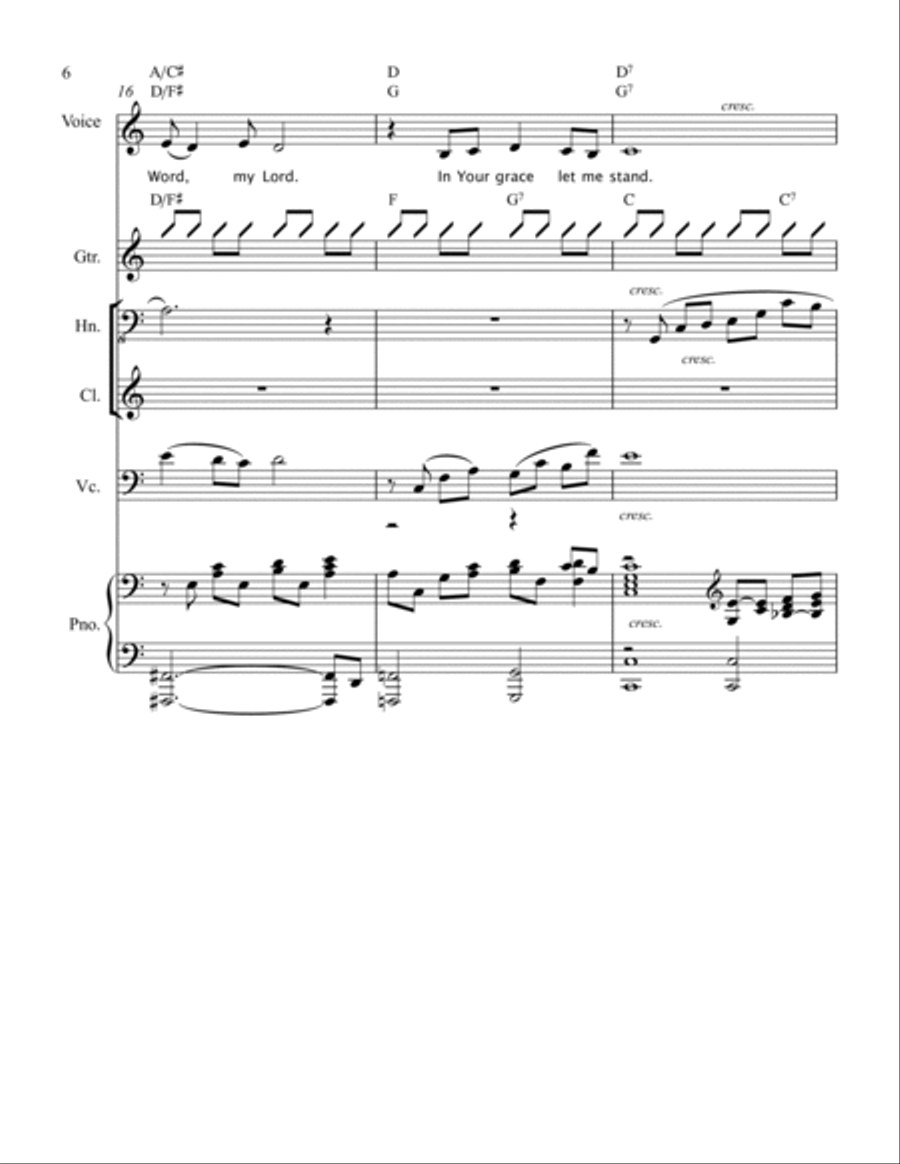 Prayer (Song For Nicole) Prayer (Song For Nicole) Small Ensemble scores gallery preview page 6