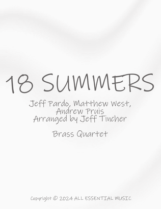 Book cover for 18 Summers