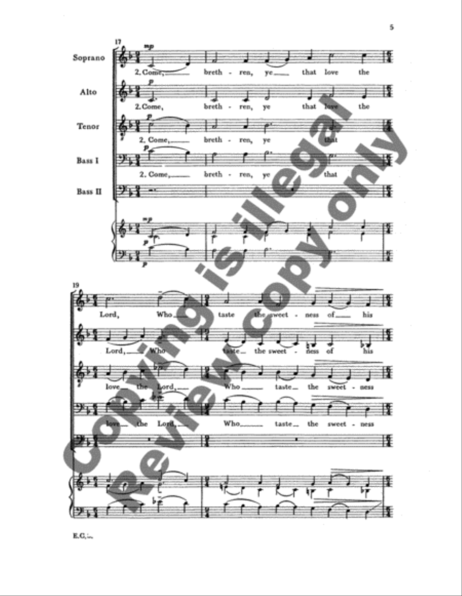 The Garden Hymn The Garden Hymn 4-Part scores gallery preview page 4