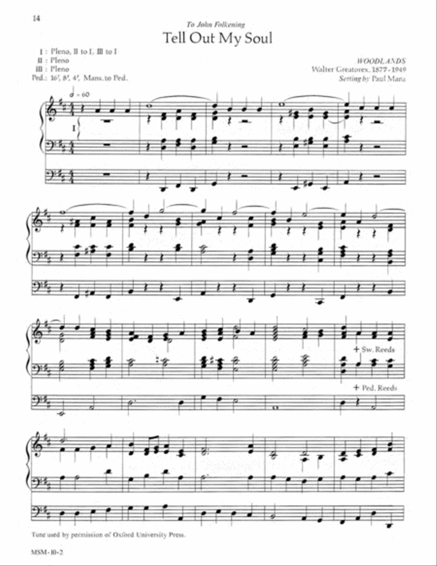 Six Advent Improvisations Organ scores gallery preview page 8