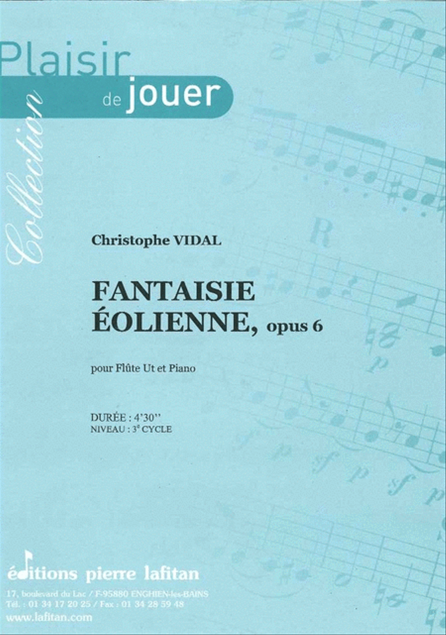 Fantaisie Éolienne, Opus 6 Flute Solo scores gallery preview page 1