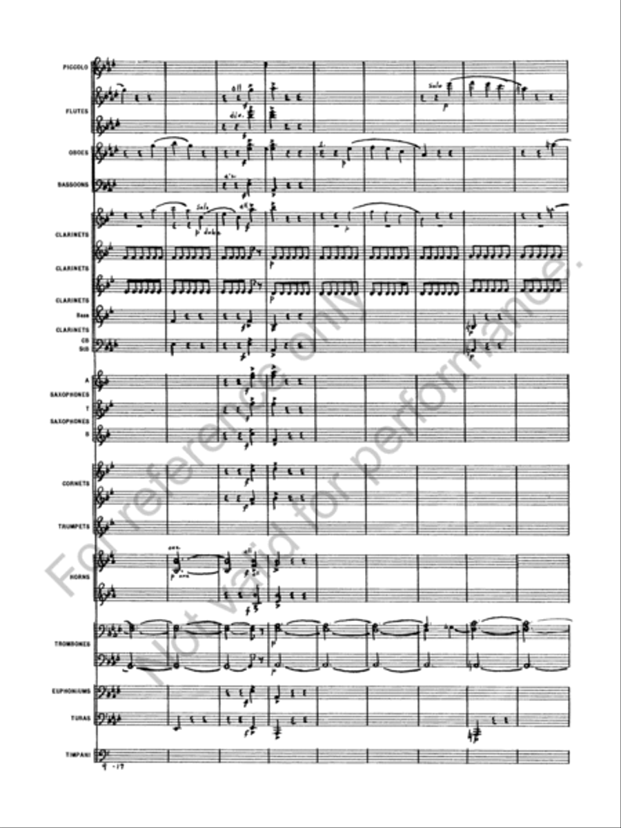 Egmont Concert Band scores gallery preview page 20