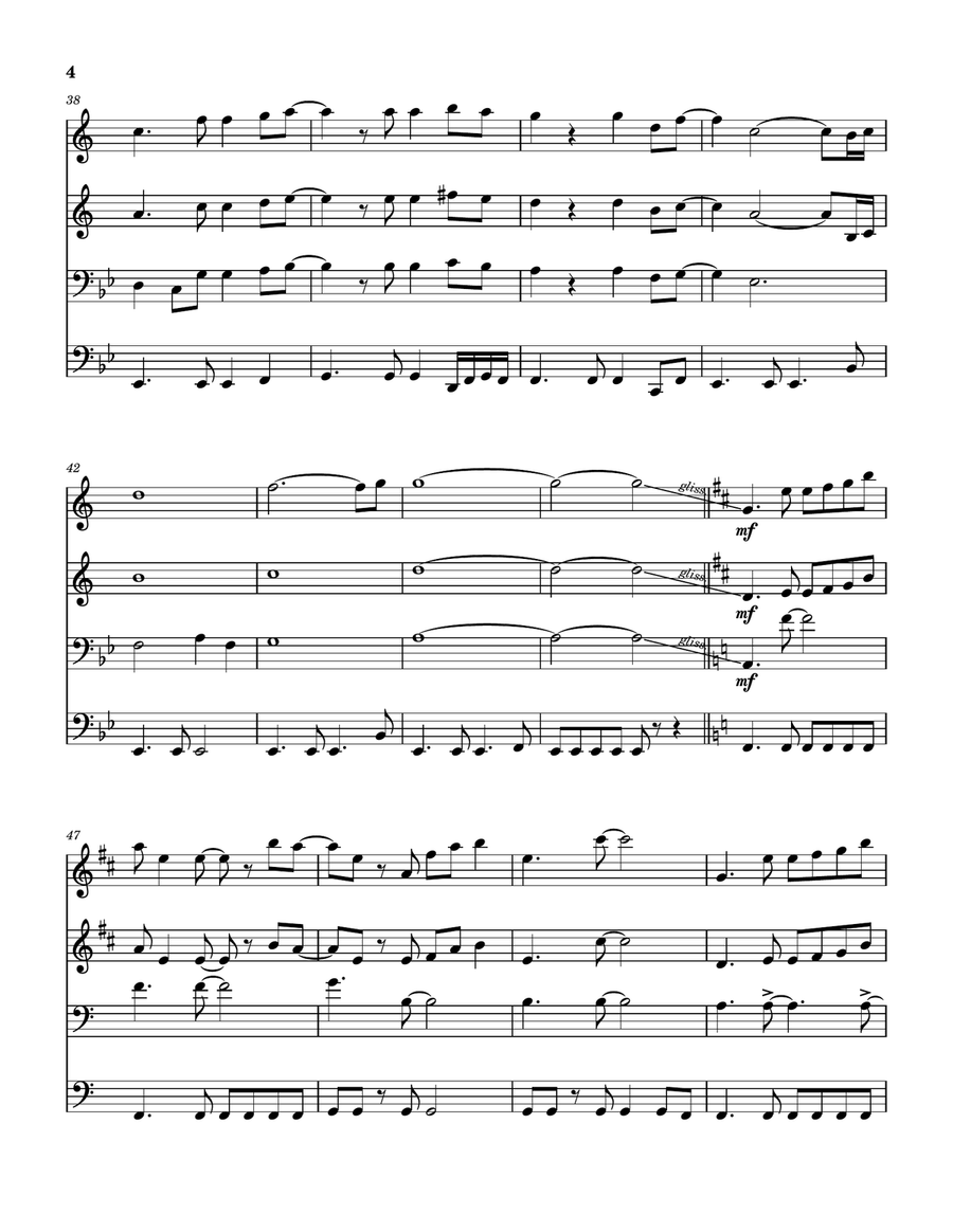 The Piper's Call Brass Quartet scores gallery preview page 5