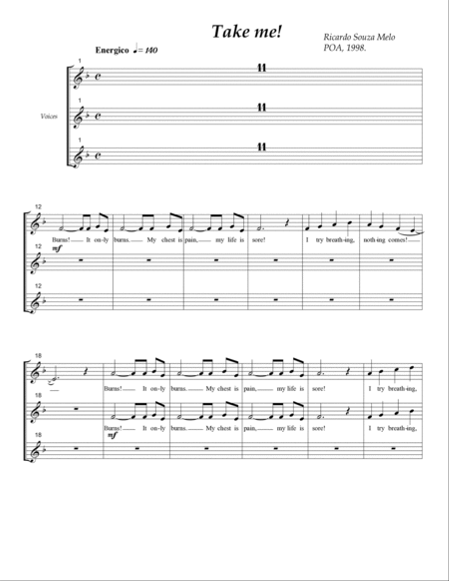 Live! - Voice Parts Bundle of 15. SSA scores gallery preview page 3