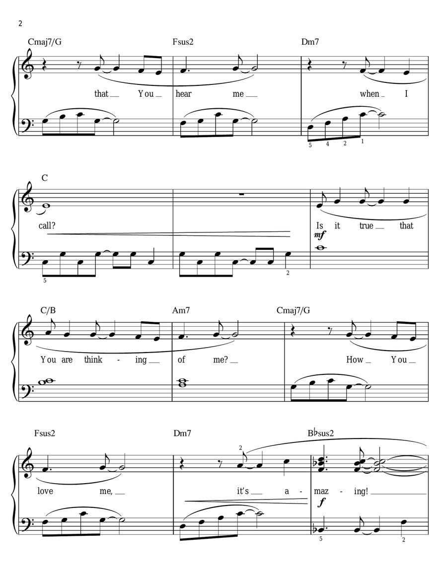 Friend Of God (arr. Phillip Keveren) Easy Piano scores gallery preview page 2