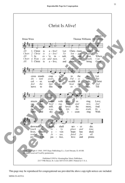 Christ Is Alive! (Choral Score) image number null