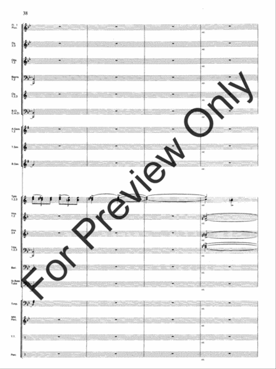 Emmanuel Variants Concert Band scores gallery preview page 40