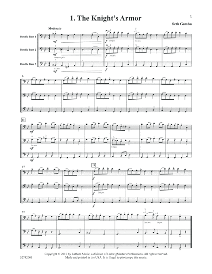 Vulcan's Forge Double Bass scores gallery preview page 3