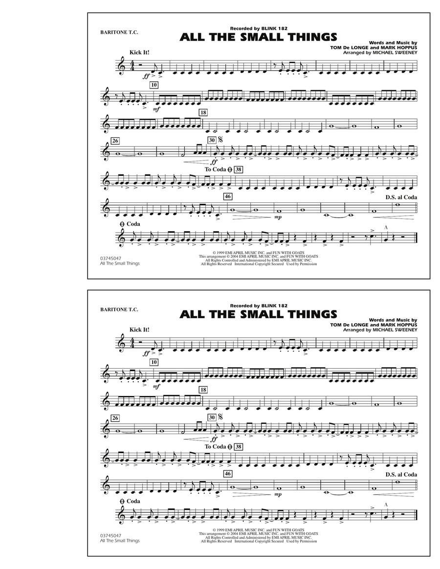 All The Small Things - Baritone T.C.