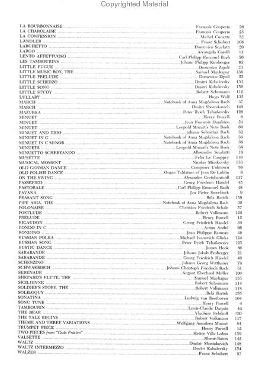 More Easy Classics to Moderns Piano Solo scores gallery preview page 3