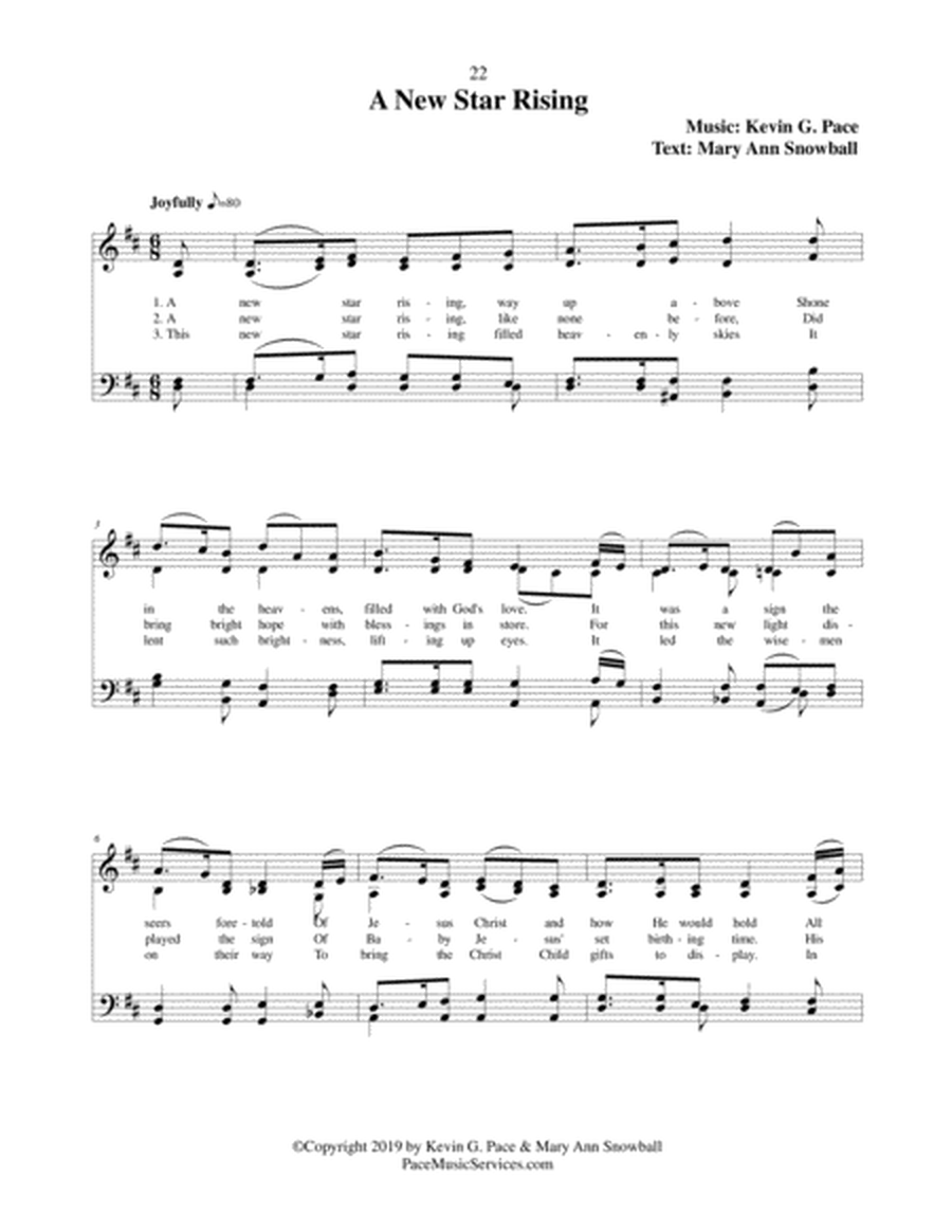 A New Star Rising - an original Christmas hymn image number null