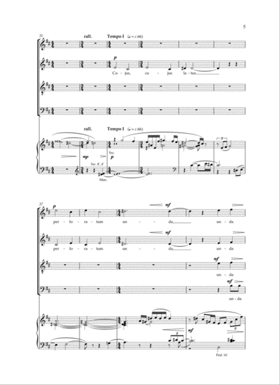 Ave Verum Corpus Ave Verum Corpus 4-Part scores gallery preview page 3