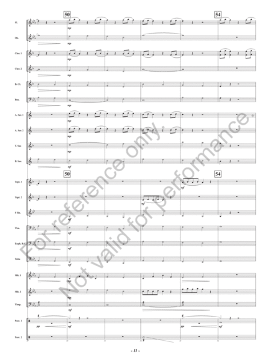 Jellyfish Concert Band scores gallery preview page 12