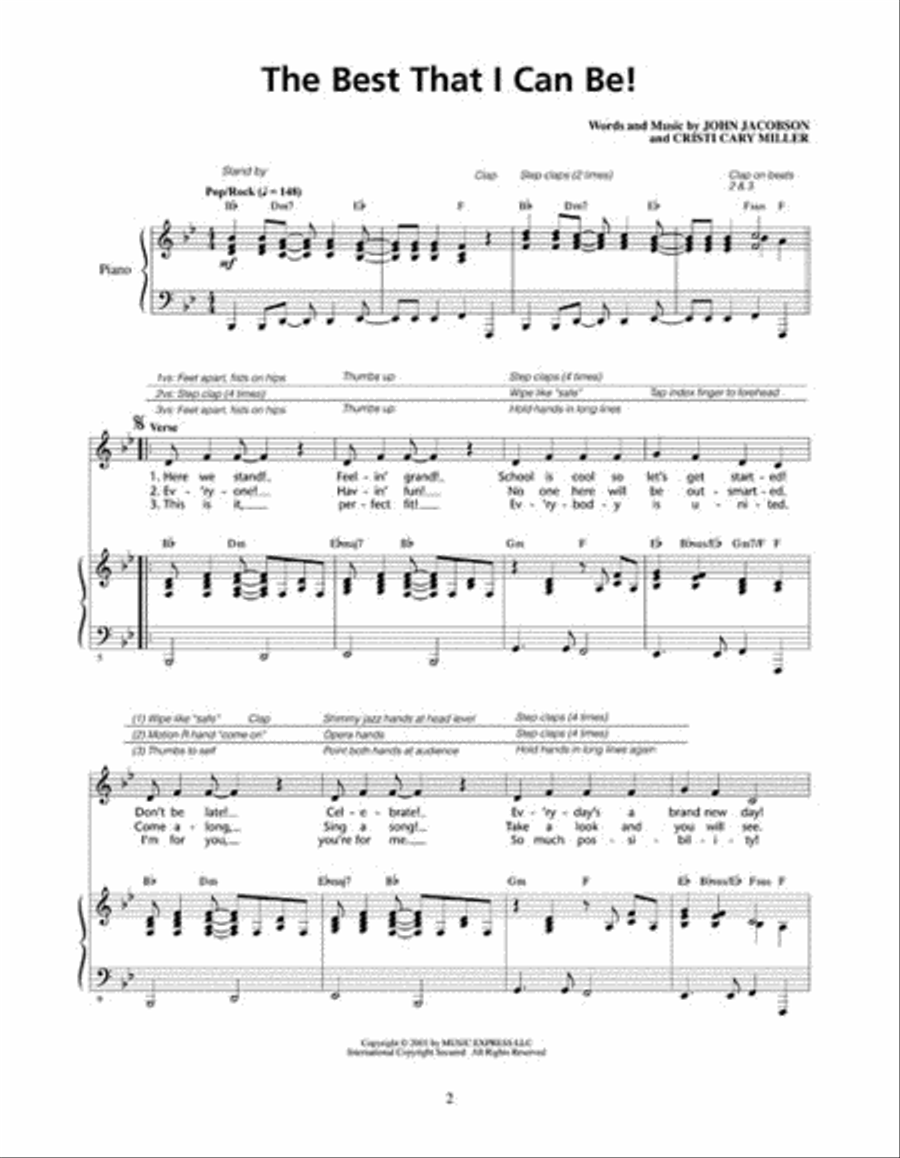 All Aboard the Music Express Vol. 2 Choir scores gallery preview page 2