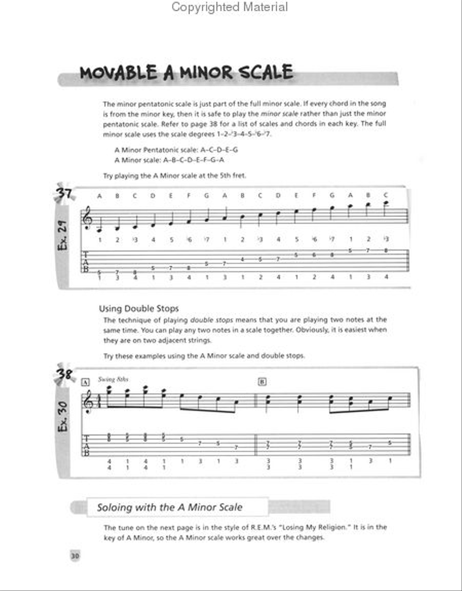 Easy Soloing for Acoustic Guitar Acoustic Guitar scores gallery preview page 4