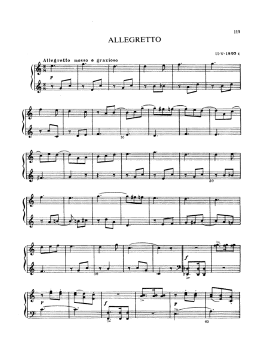 Rimsky-Korsakov: Piano Solos, Volume II Piano Solo scores gallery preview page 1