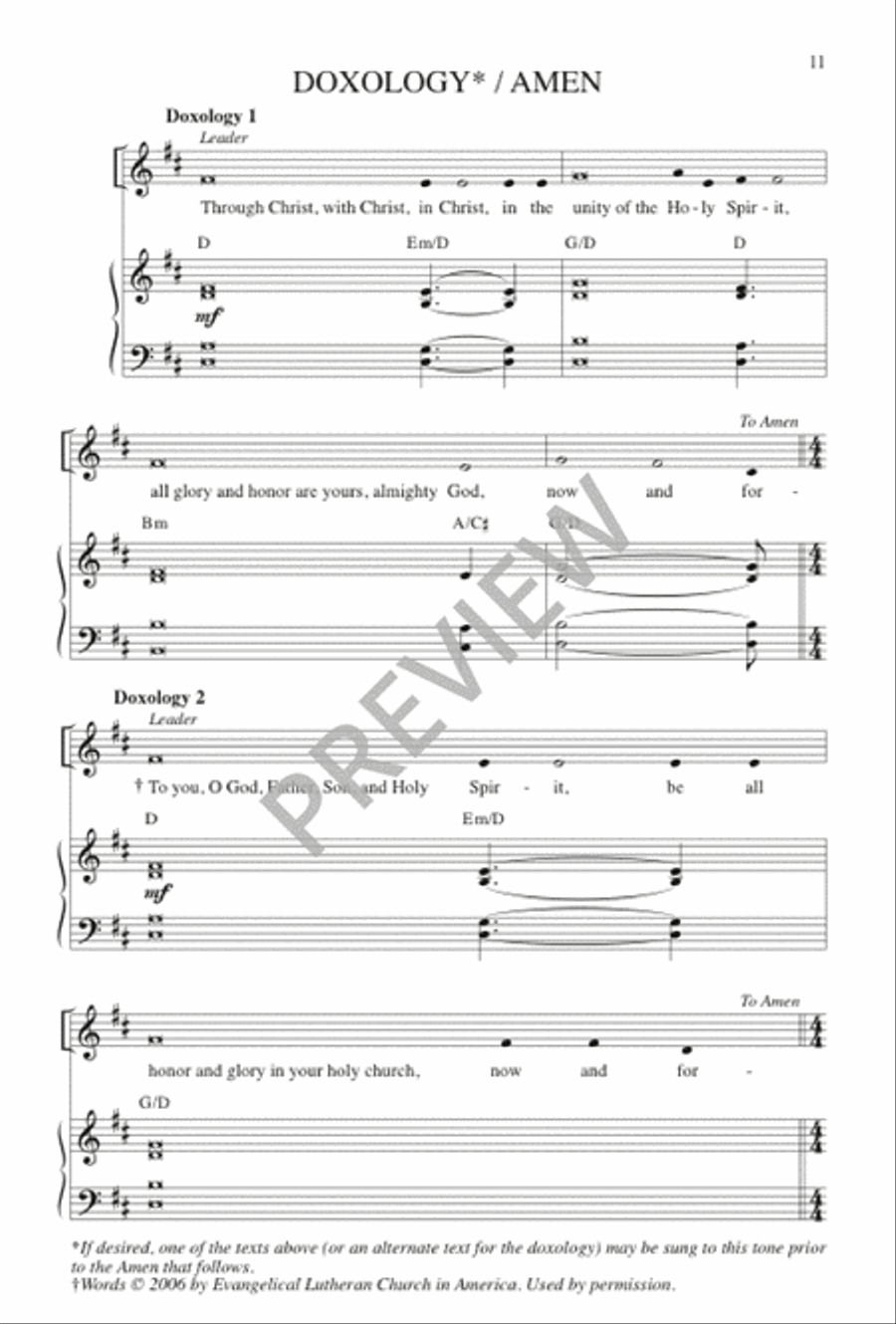 Joy and Peace - Choral / Accompaniment edition 3-Part scores gallery preview page 12